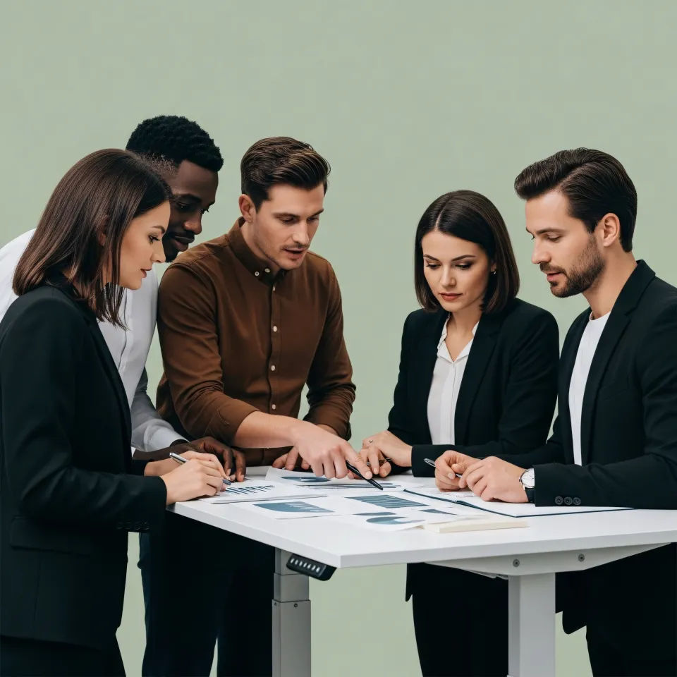 Equipo español analizando mercado